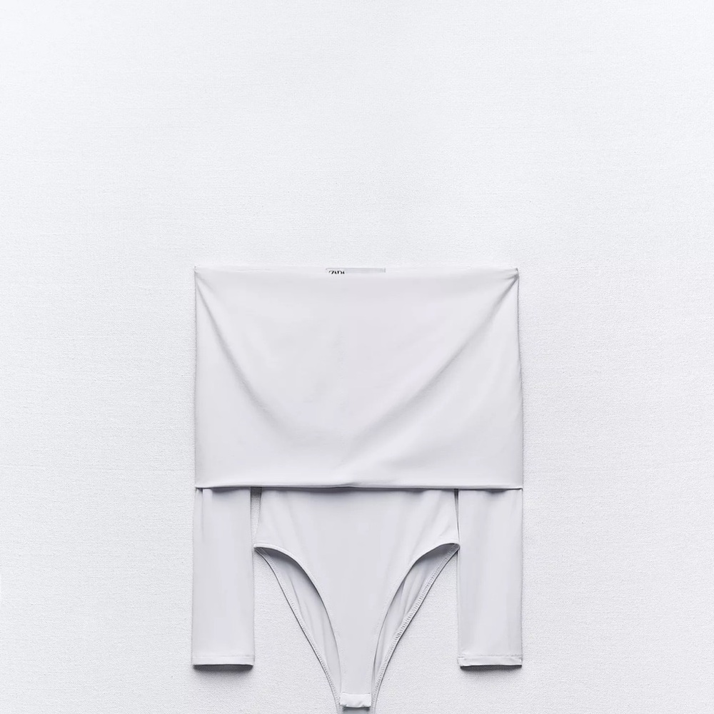 White Off-Shoulder Bodysuit